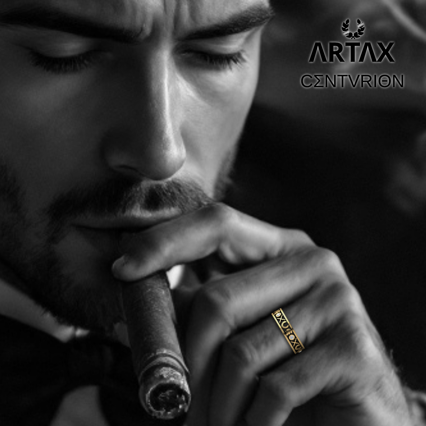 CENTURION | 14K Ancient Rome Diamond Wedding Ring
