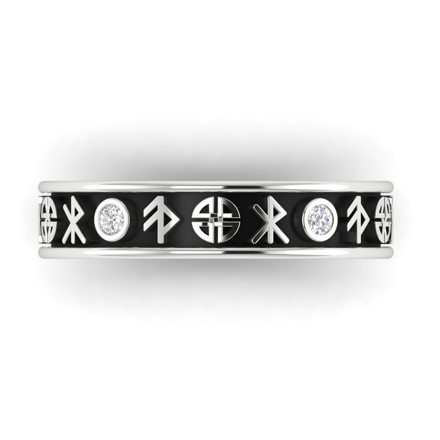 FREYJA | 14K Nordic Goddess Wedding Band